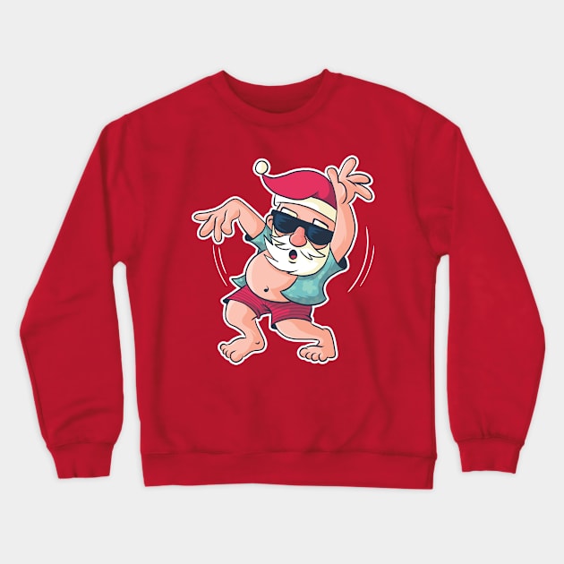 Dancin' Santa Crewneck Sweatshirt by rjzinger